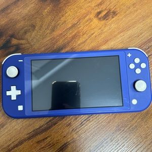 Nintendo Switch Lite Handheld Gaming System Blue HDH-001 pre-owned